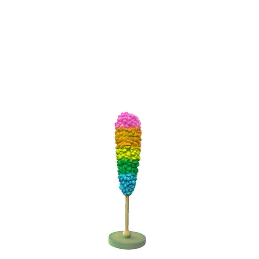 Small Rainbow Rock Candy Statue - LM Treasures Prop Rentals
