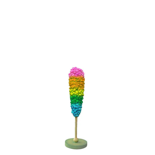 Small Rainbow Rock Candy Statue - LM Treasures Prop Rentals