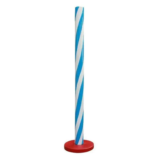 Blue Candy Stick Statue - LM Treasures Prop Rentals