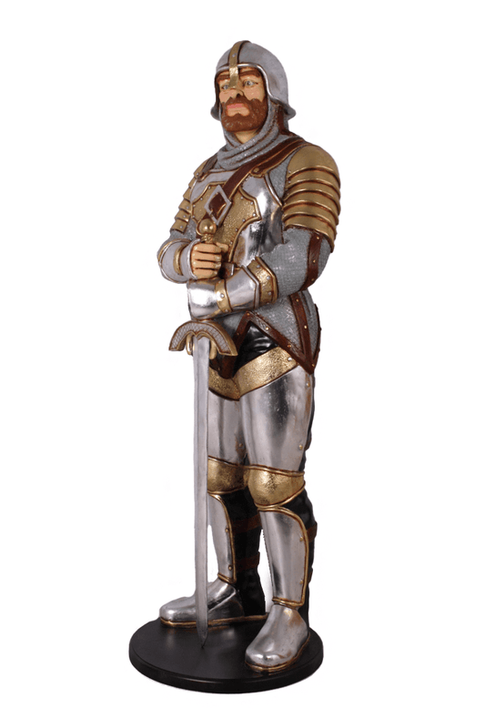 Knight Warrior Life Size Statue - LM Treasures Prop Rentals