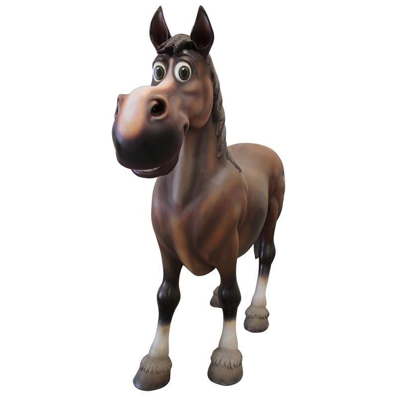 Comic Horse Animal Prop Resin Decor Statue - LM Treasures Prop Rentals