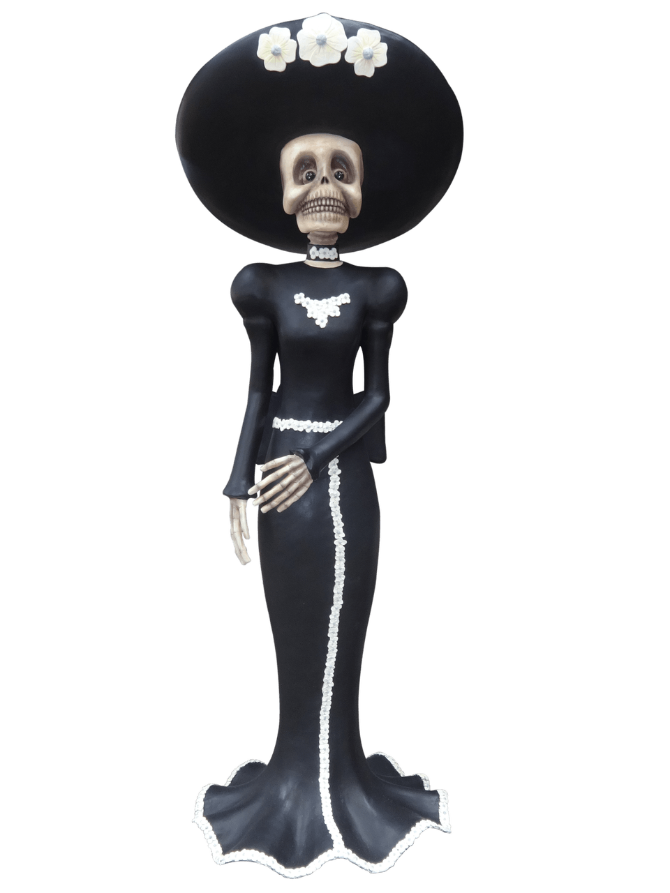 Skeleton Wife Day of the Dead Statue - LM Treasures Prop Rentals