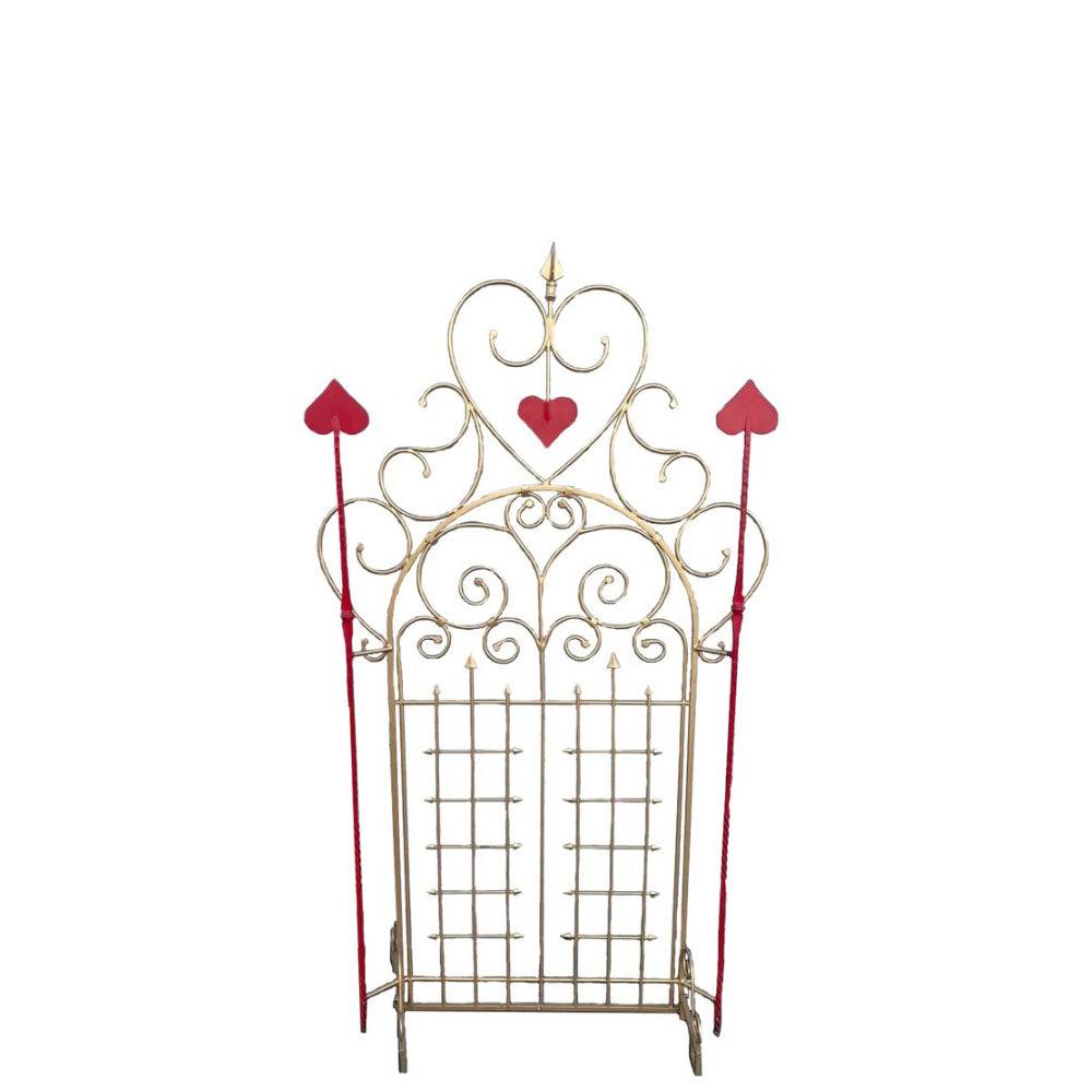 Queen Of Hearts Gate Statue - LM Treasures Prop Rentals
