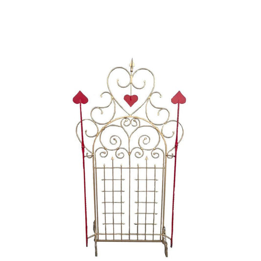 Queen Of Hearts Gate Statue - LM Treasures Prop Rentals
