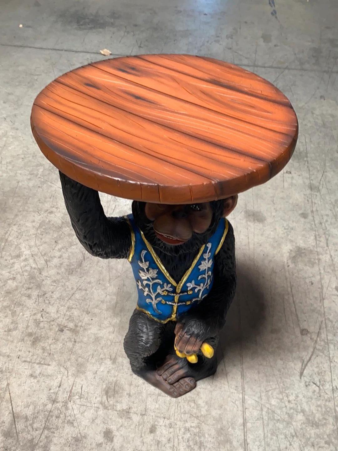 Circus Monkey Table Statue - LM Treasures Prop Rentals 