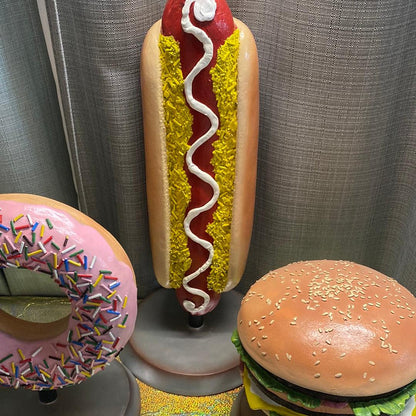Hot Dog Statue - LM Treasures Prop Rentals 
