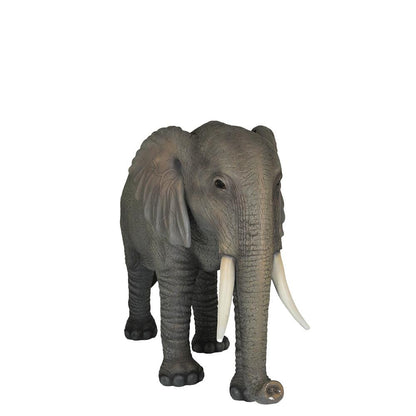 Large Standing Elephant Statue - LM Treasures Prop Rentals 