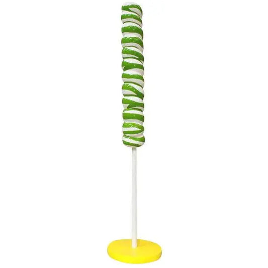 Large Green Twist Pop Statue - LM Treasures Prop Rentals