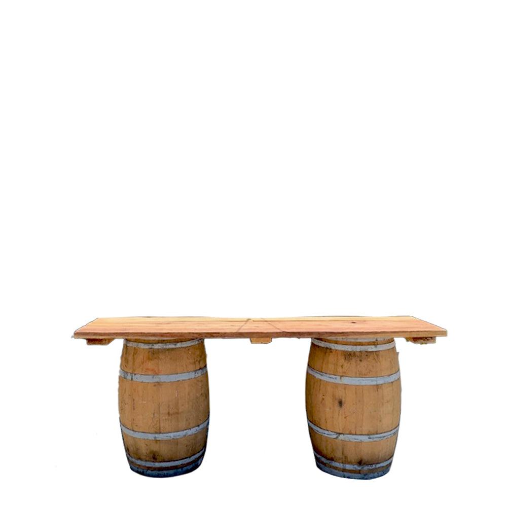 Barrel Table - LM Treasures Prop Rentals