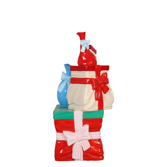 Stacked Gifts Presents Over Sized Statue