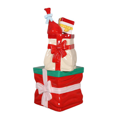 Stacked Gifts Presents Over Sized Statue