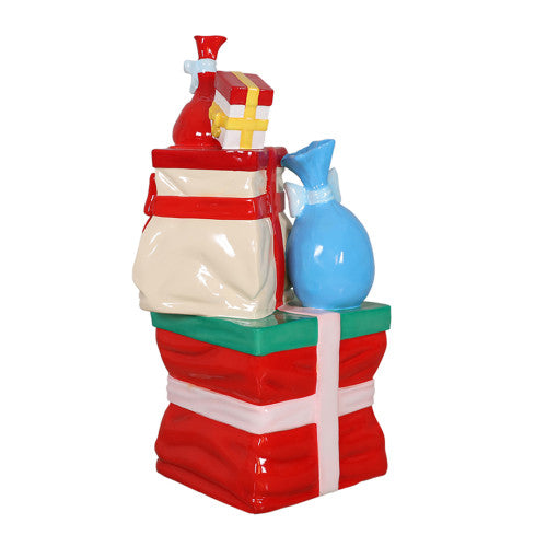 Stacked Gifts Presents Over Sized Statue