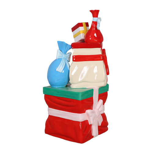 Stacked Gifts Presents Over Sized Statue