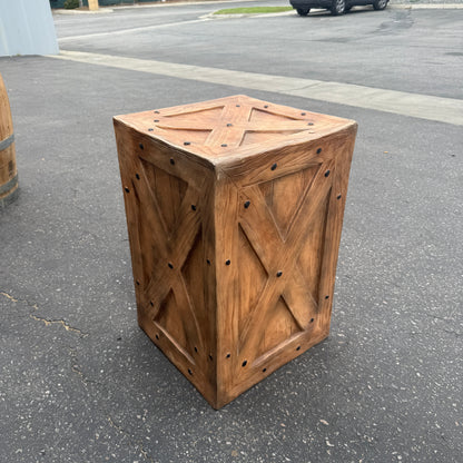 Small Rustic Brown Crate