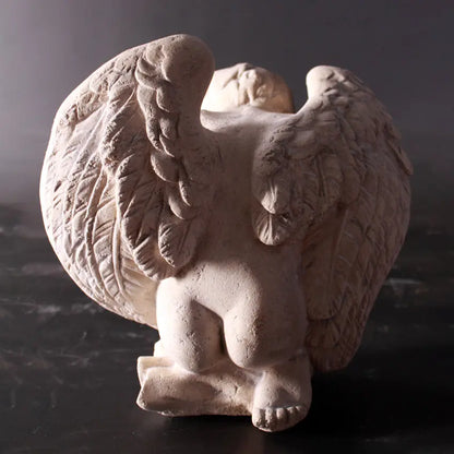 Small Sleeping Cherub Angel Statue M0281-010302-H