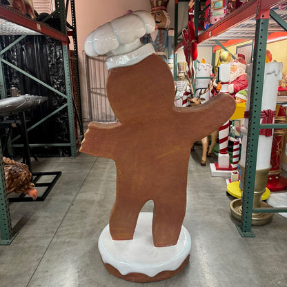 Large Gingerbread Cook Statue