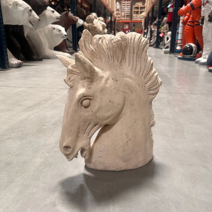 Small Stone Horse Head Statue A0306-020501-H