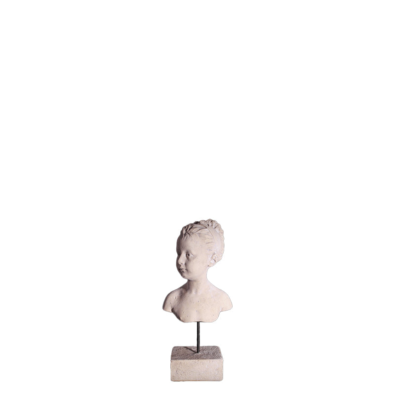 Diane Lady Stone Bust Statue