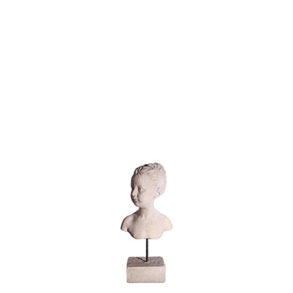 Diane Lady Stone Bust Statue