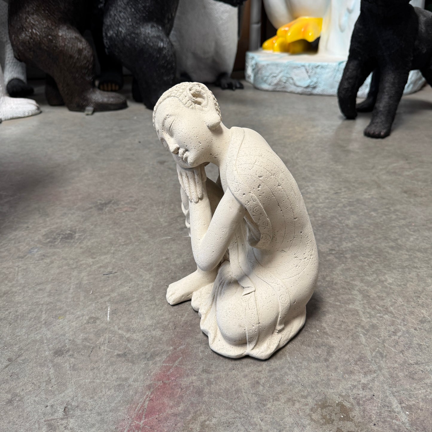 Sleeping Buddha Stone Statue