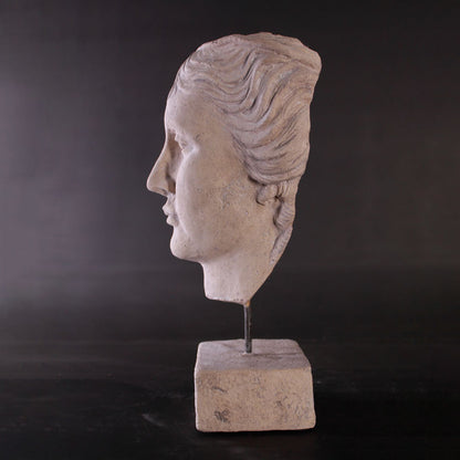 Aphrodite Stone Head Bust Statue