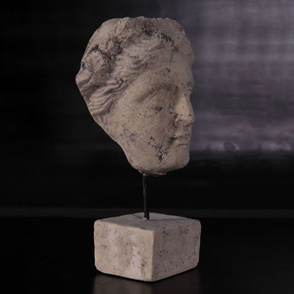 Vesuvius Maiden Stone Head Bust Statue