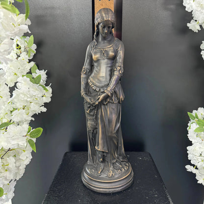 Small Medieval Lady Table Top Statue M0286-030406-H