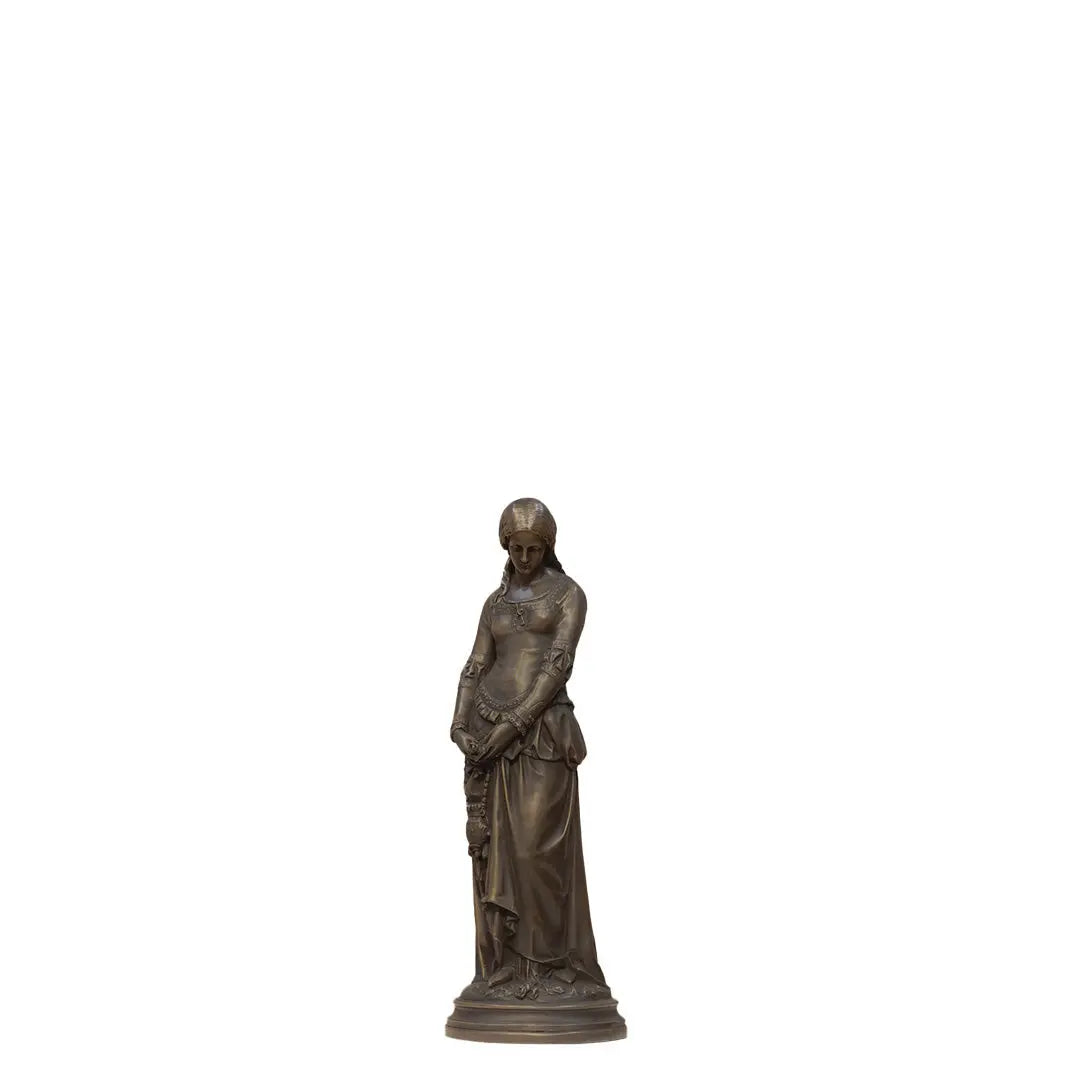 Small Medieval Lady Table Top Statue M0286-030406-H