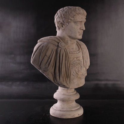 Gladiator Stone Bust Statue
