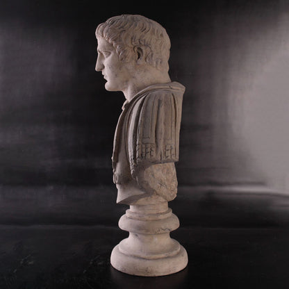 Gladiator Stone Bust Statue
