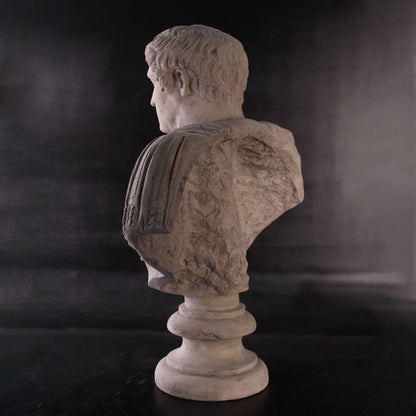 Gladiator Stone Bust Statue