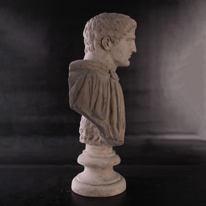 Gladiator Stone Bust Statue