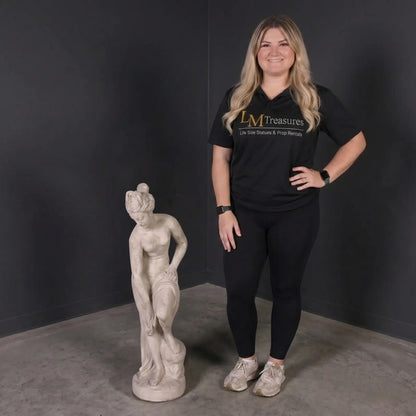 Roman Lady Stone Statue M0254-030524-H