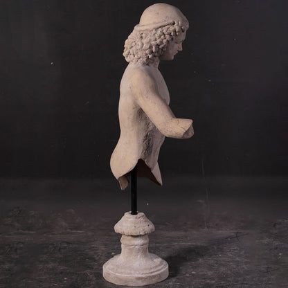 Classical Boy Stone Bust Statue