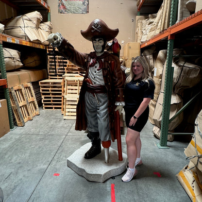 Pirate With Lantern Life Size Statue