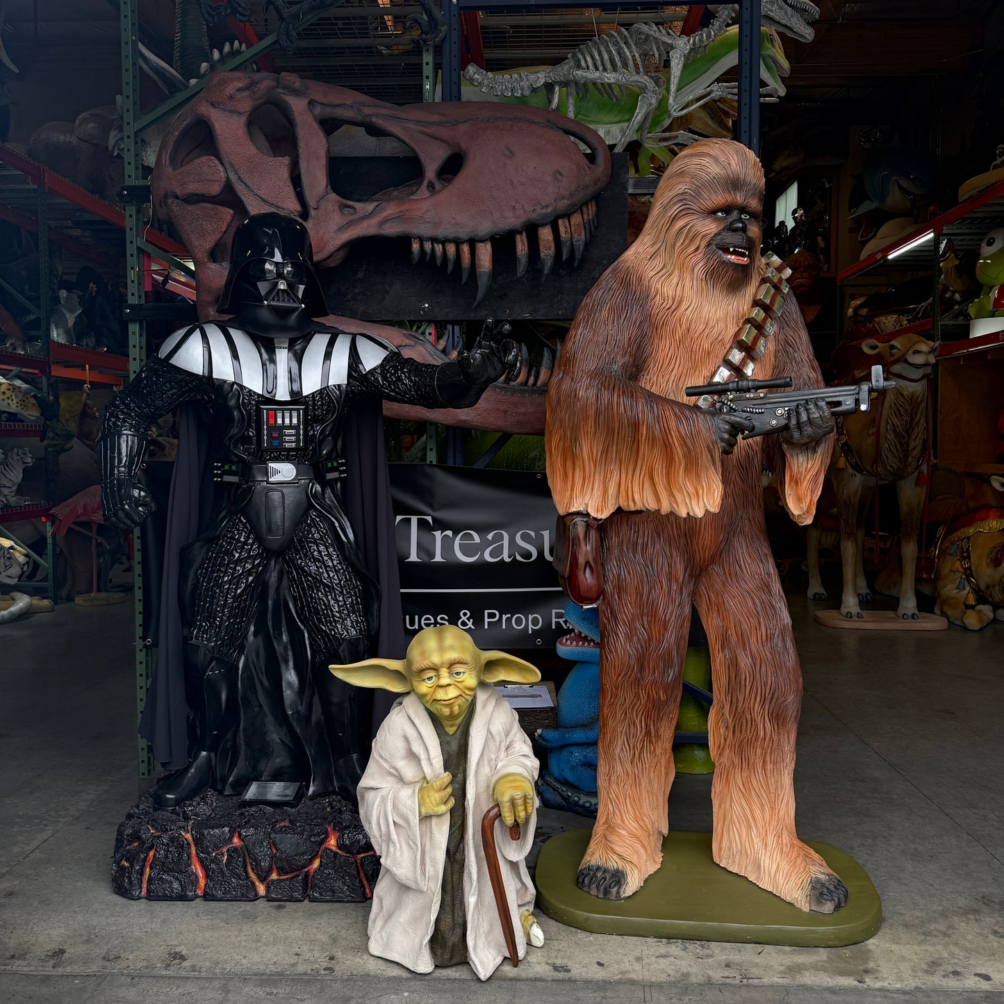 Monkey Space Warrior Statue
