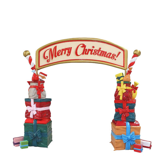 Merry Christmas Gifts Archway Statue