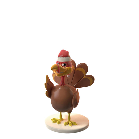 Comic Christmas Turkey Statue S0323-0360-T
