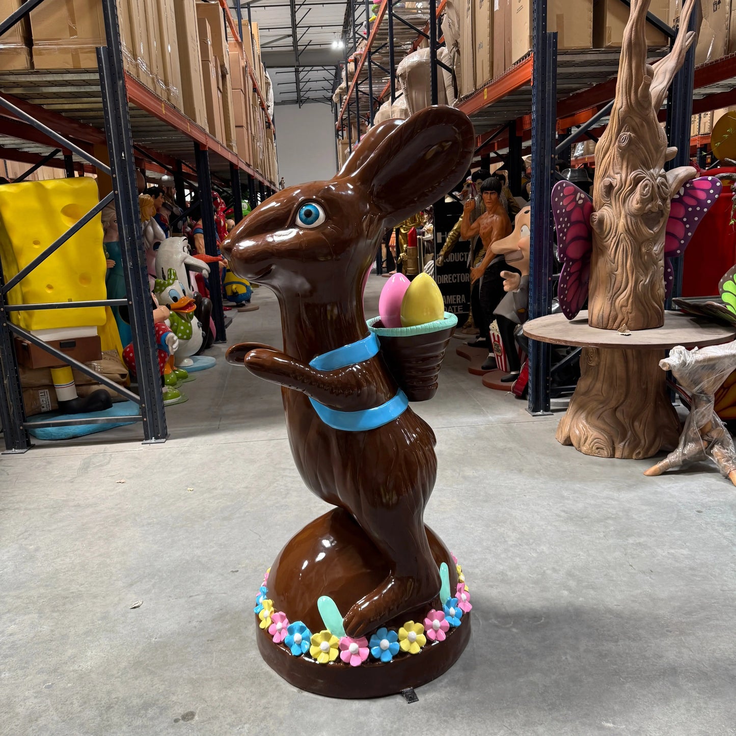 Large Chocolate Easter Bunny Statue S0332-0431-T