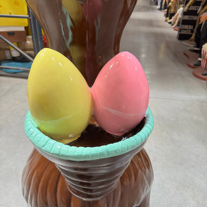 Large Chocolate Easter Bunny Statue S0332-0431-T