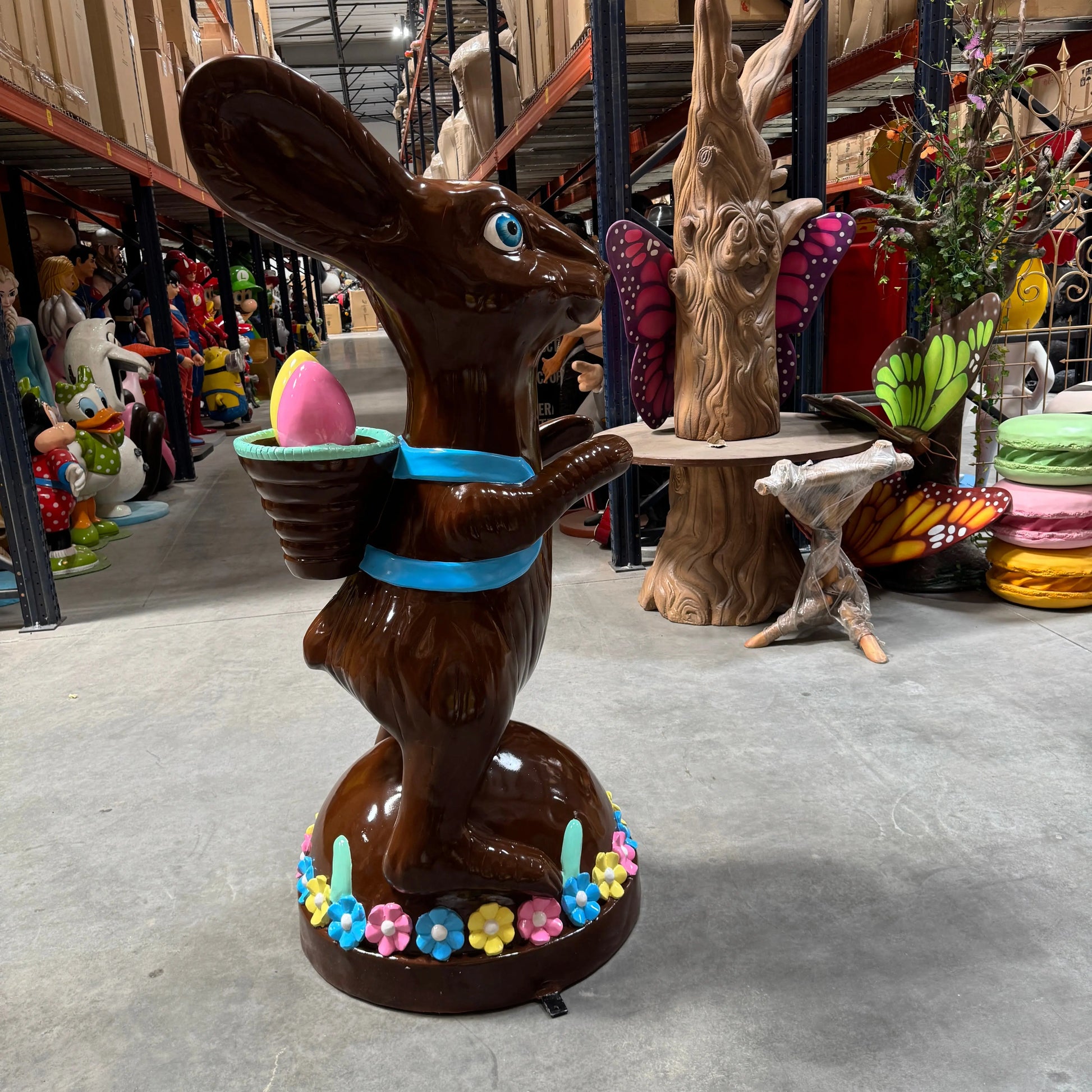 Large Chocolate Easter Bunny Statue S0332-0431-T