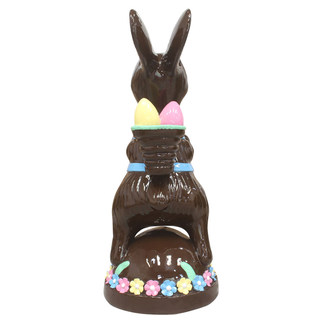 Large Chocolate Easter Bunny Statue