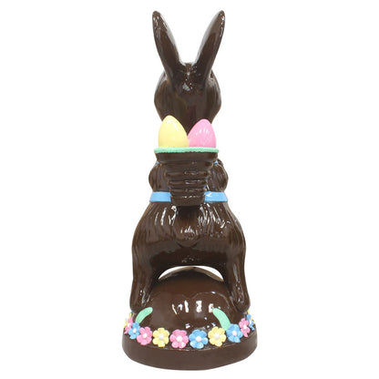 Large Chocolate Easter Bunny Statue