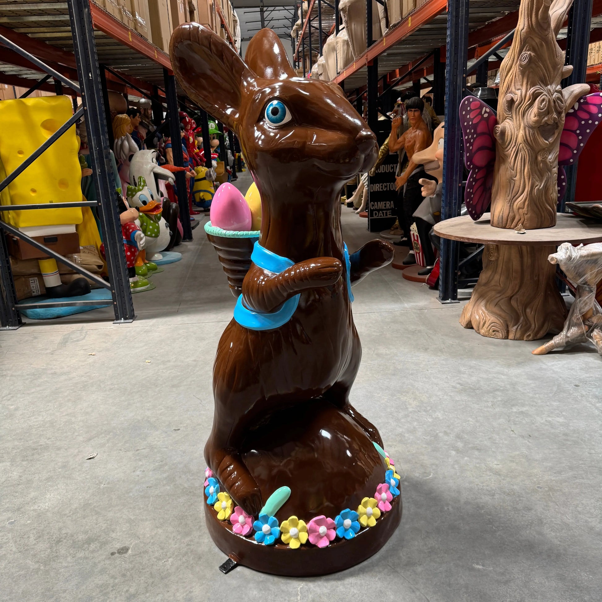 Large Chocolate Easter Bunny Statue S0332-0431-T
