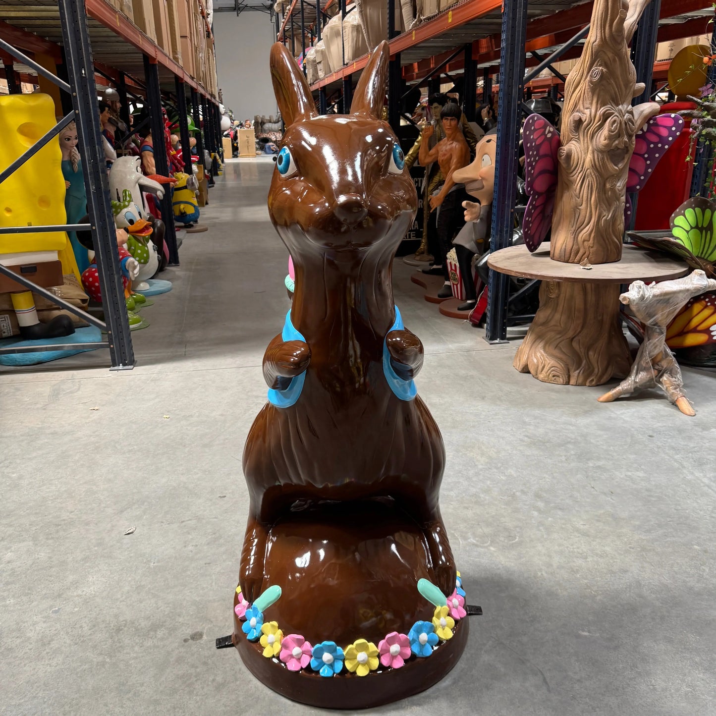 Large Chocolate Easter Bunny Statue S0332-0431-T