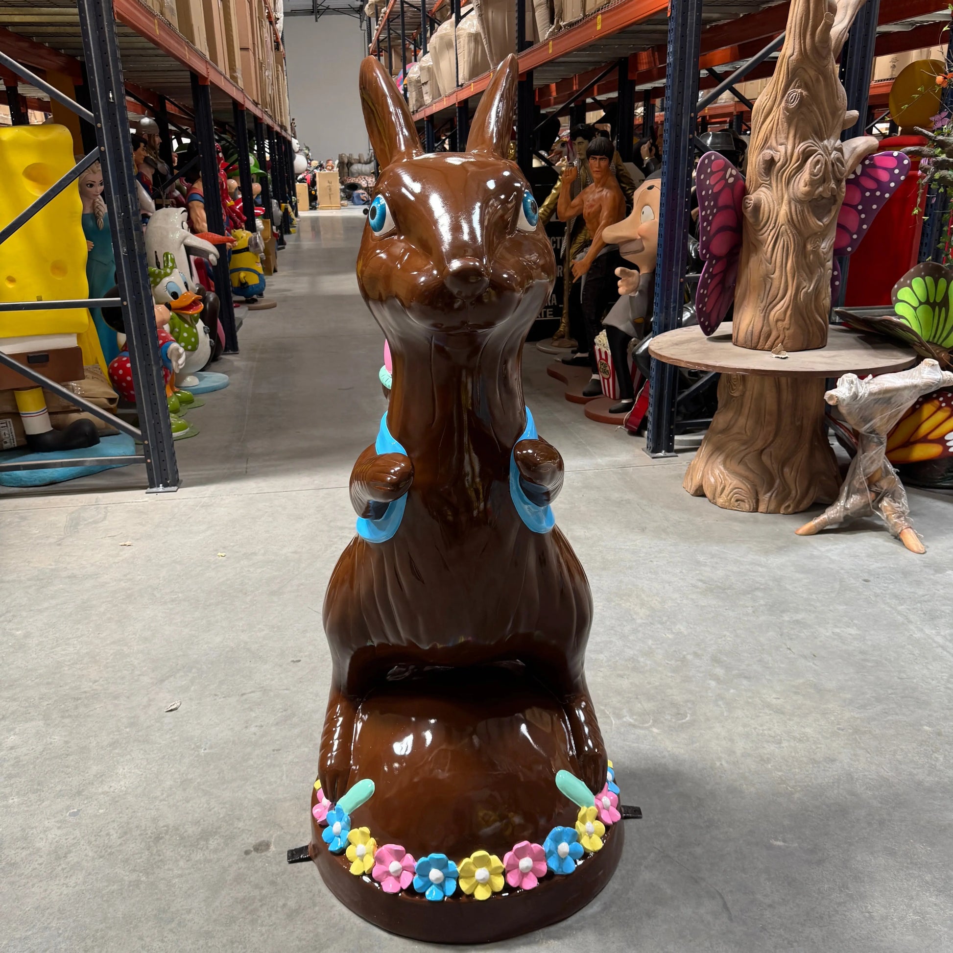 Large Chocolate Easter Bunny Statue S0332-0431-T