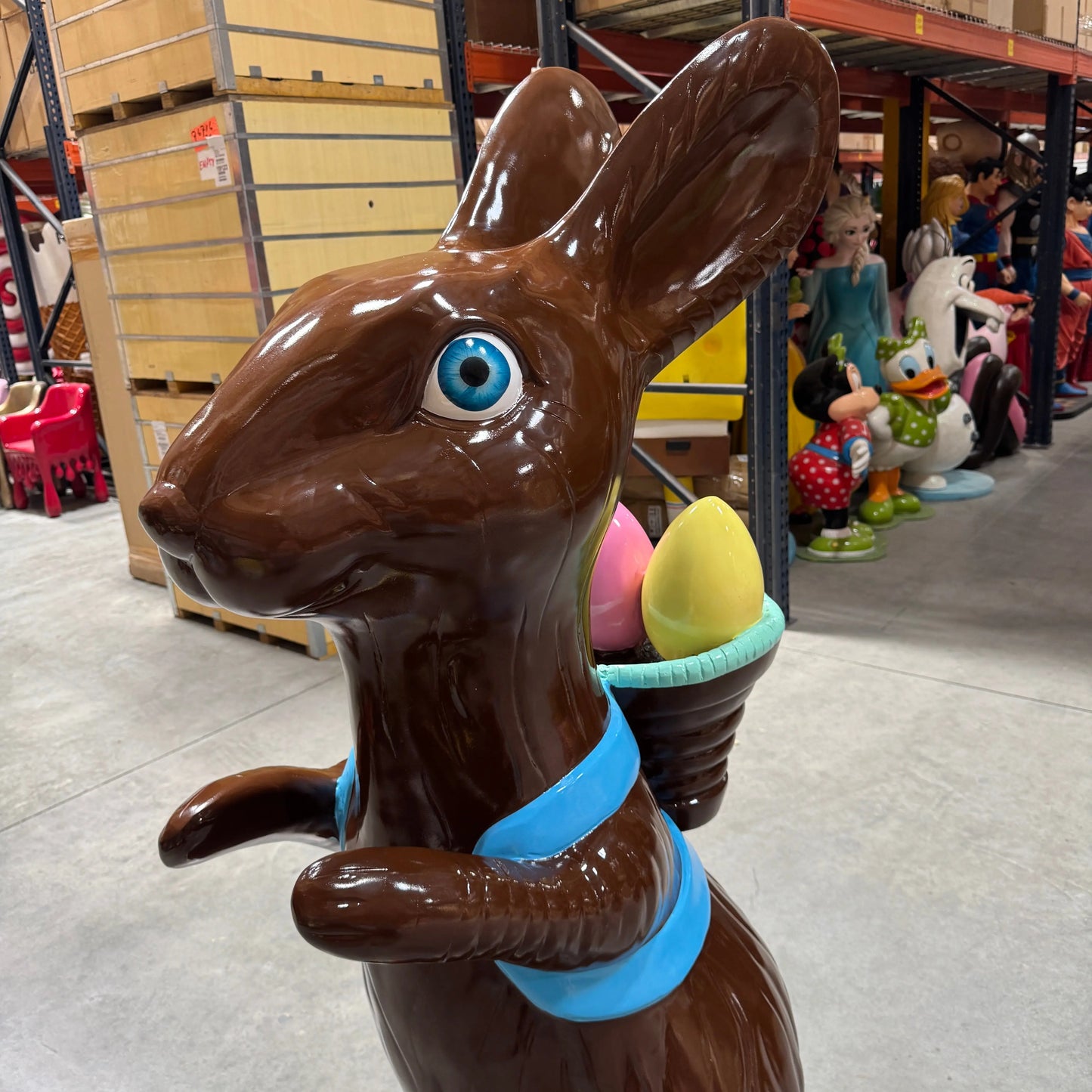 Large Chocolate Easter Bunny Statue S0332-0431-T