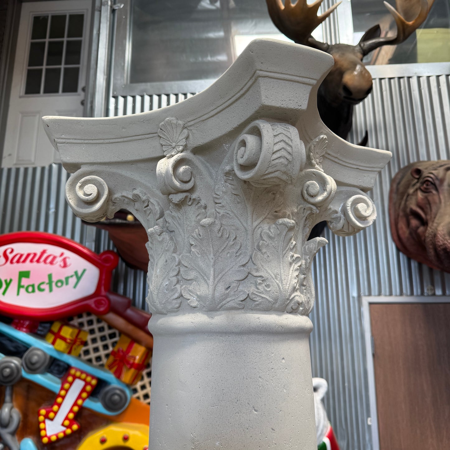 Corinthian Stone Pillar Column Statue
