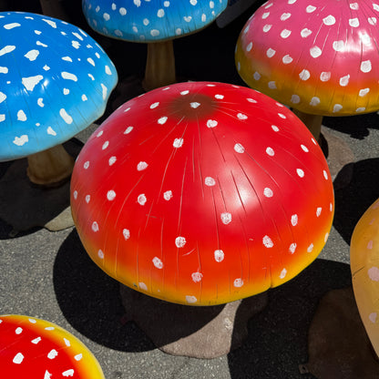Medium Red Mushroom Statue