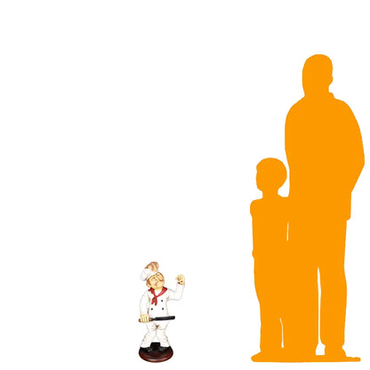 Pancake Chef Small Statue R0330-080005-H